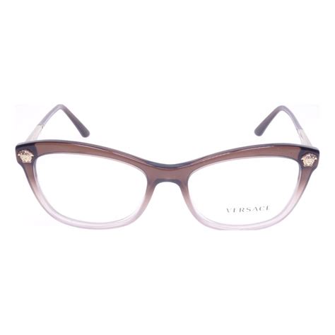 versace eyeglasses 3224 5165|Versace MOD 3224 5165 Brown Fade Eyeglass Frames 54.